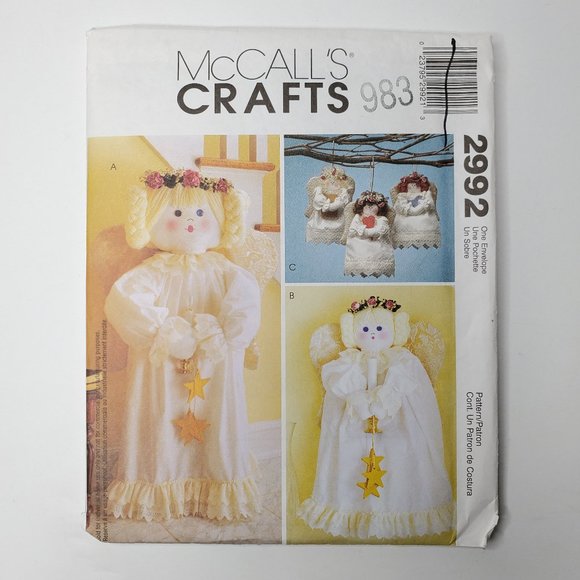 McCall's Crafts 2992 Angels Sewing Pattern - Picture 1 of 7